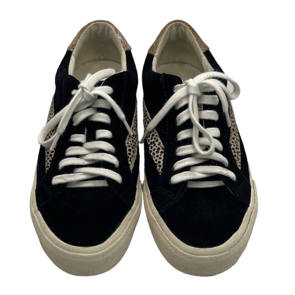 Madewell Womens Sidewalk Low Top Sneakers  Black W’S 6 M M’S 4.5 M - Picture 2 of 7